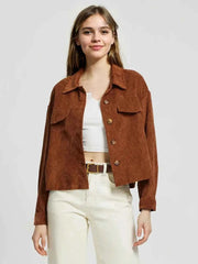 Button Up Long Sleeve Jacket - Stylish Versatility for Every Occasion — view 4