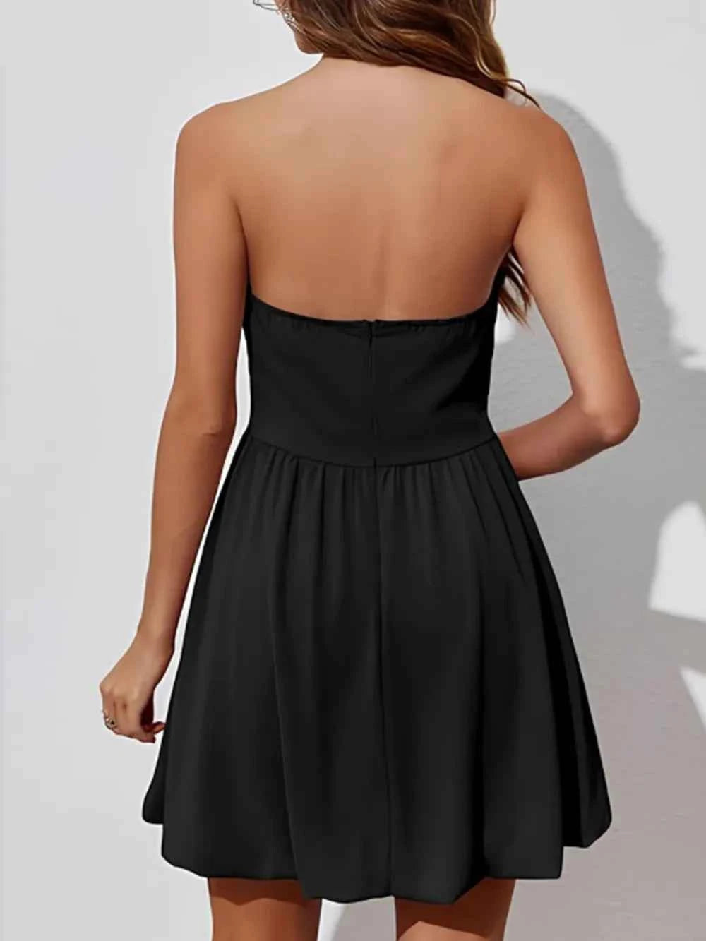 Ruched Tube Mini Dress — view 3