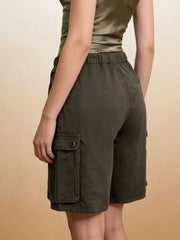 Cargo Shorts with Drawstring - Ultimate Comfort Meets Functionality — view 6
