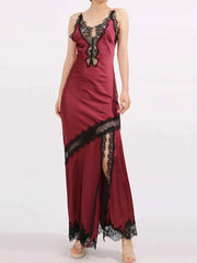 Slit Lace Detail Maxi Cami Dress — view 2