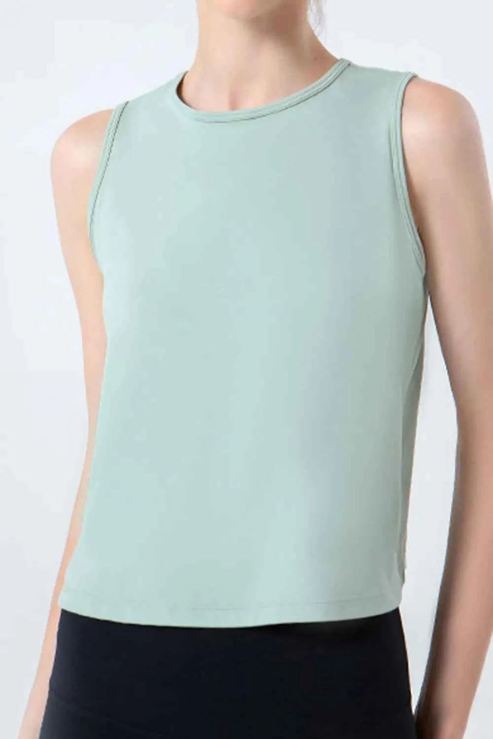 Round Neck Active Tank - Perfect Blend of Style and Comfort — view 1