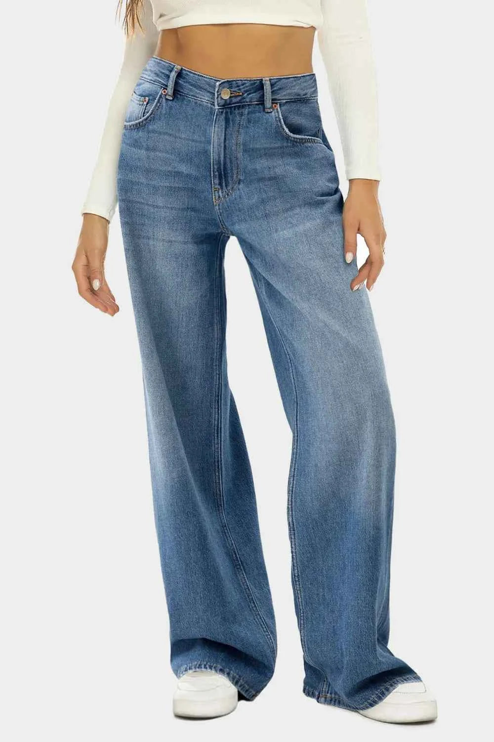 High Waist Wide Leg Jeans: Effortlessly Chic Style & Comfort