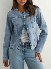 Classic Button-Down Denim Jacket - Timeless Style for Every Wardrobe — view 1
