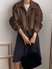 Zip Up Long Sleeve Jacket - Your Perfect Layering Essential — view 8