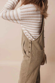 Square Neck Wide Strap Overalls — view 5
