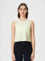 Round Neck Cropped Active Tank for Ultimate Comfort — view 31