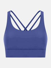 Millennia Crisscross Scoop Neck Active Tank — view 12
