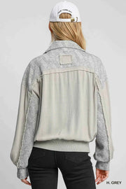 Two-Way Jacquard Zip-Up Jacket – Elevate Your Style — view 2