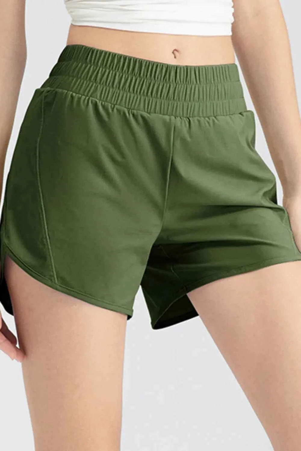 Elastic Waist Active Shorts - Comfort Meets Performance — view 9