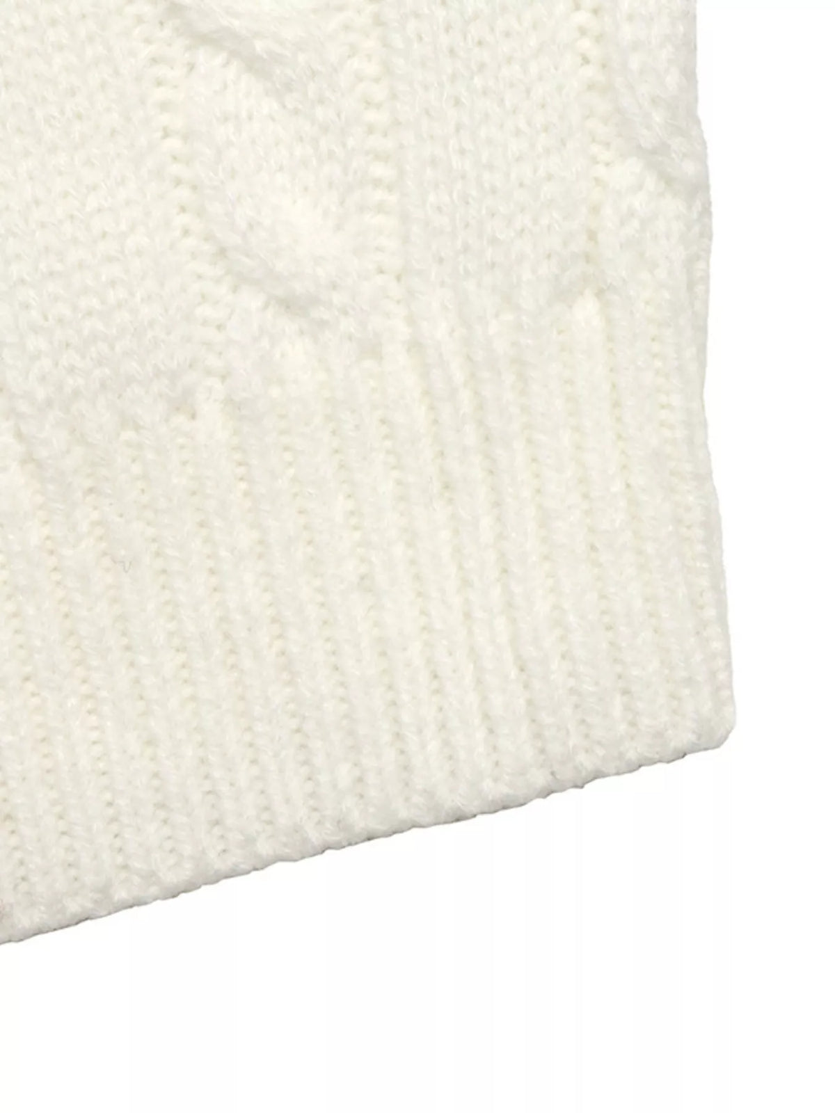 Cable Knit Long Sleeve Sweater — view 10