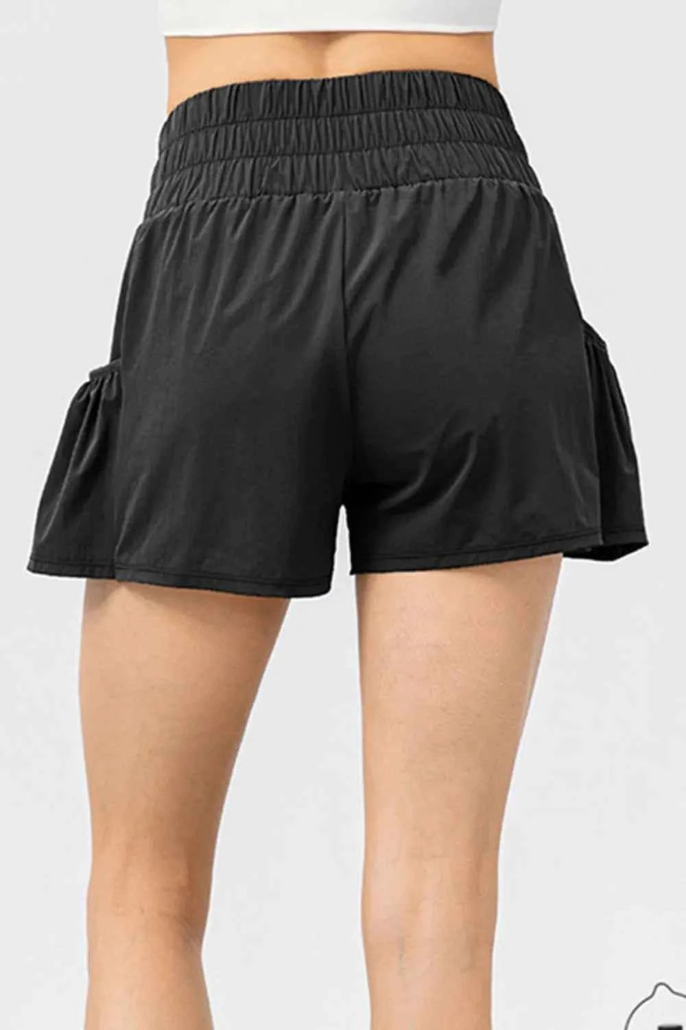 Elastic Waist Pocketed Active Shorts for Ultimate Comfort — view 8