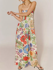 Floral Print Sleeveless Maxi Dress — view 15