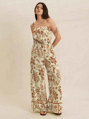 Tie Strap Wide Leg Jumpsuit — view 3