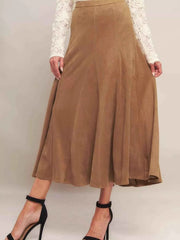 Flowy A-Line Midi Skirt — view 2