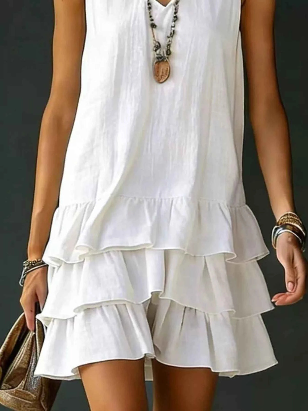 Stylish Ruffled Hem Dress - Elevate Your Summer Wardrobe — view 18