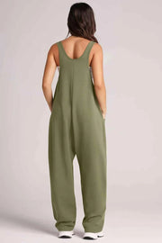 Lovelet V-Neck Wide Strap Overalls — view 5