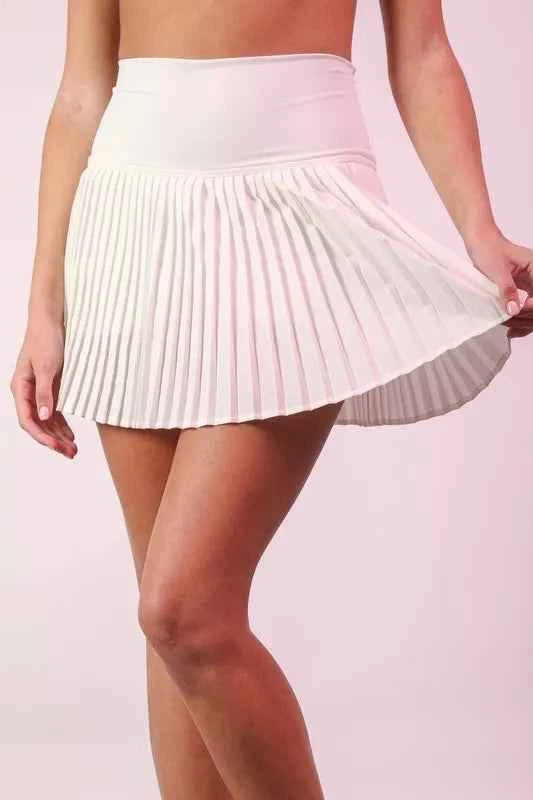 Pleated Activewear Skirt with Shorts Inside for Ultimate Comfort