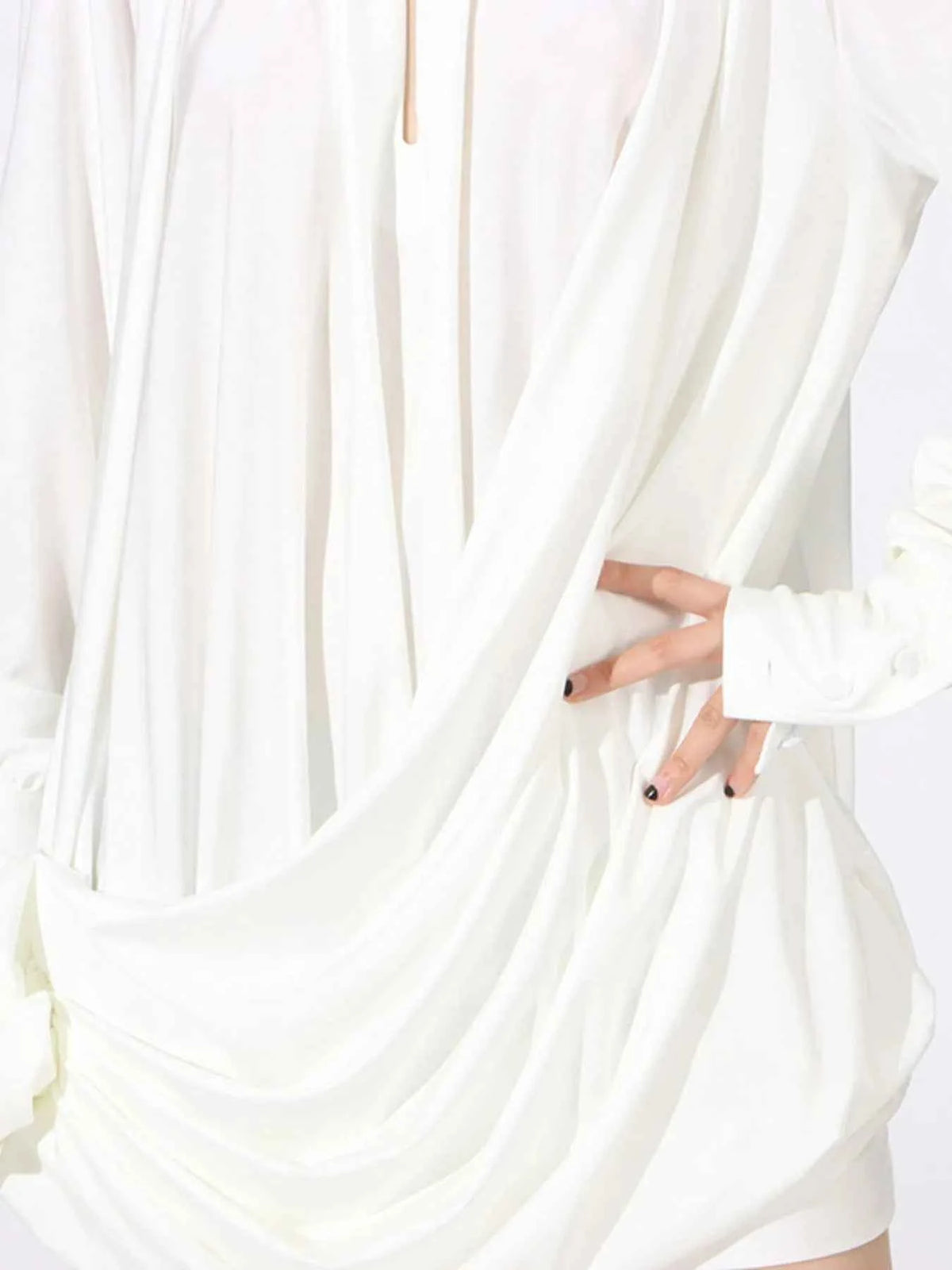 Ruched Long Sleeve Mini Dress — view 5