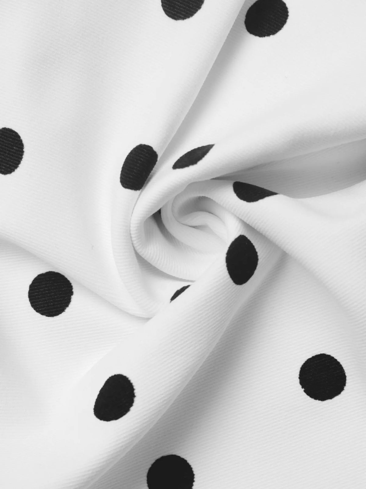 Polka Dot Zip Up Cropped Jacket — view 9