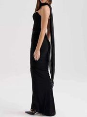 Elevate Your Style with the Tube Top Maxi Skirt Set — view 3