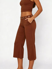Mid Rise Capris Pants — view 7