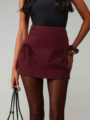 Tie-Side Mini Skirt — view 2