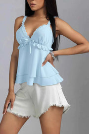 Lace Detail Layered Cami — view 1