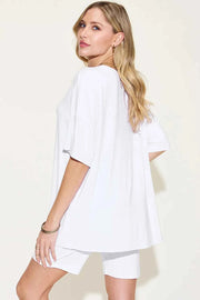 Transform Your Style with Our V-Neck T-Shirt and Shorts Set — view 15