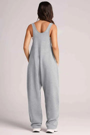 Lovelet V-Neck Wide Strap Overalls — view 2