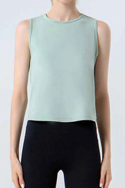 Round Neck Active Tank - Perfect Blend of Style and Comfort — view 3