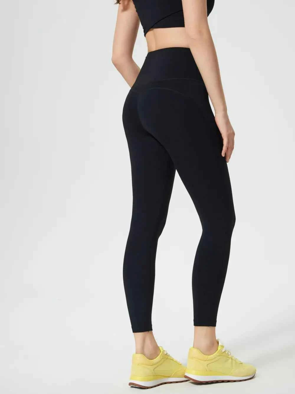 Wide Waistband Active Leggings for Ultimate Comfort & Performance — view 4