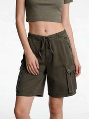 Cargo Shorts with Drawstring - Ultimate Comfort Meets Functionality — view 3