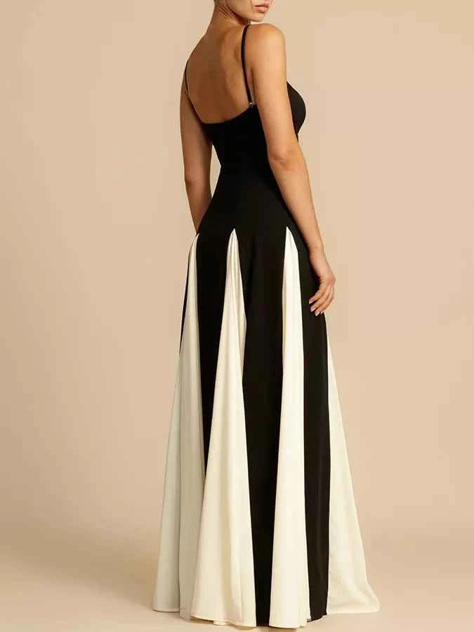 Two-Tone Flowing Maxi Dress — view 2