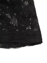 Elegant Lace Long Sleeve Mini Dress — view 8