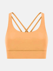 Millennia Crisscross Scoop Neck Active Tank — view 36