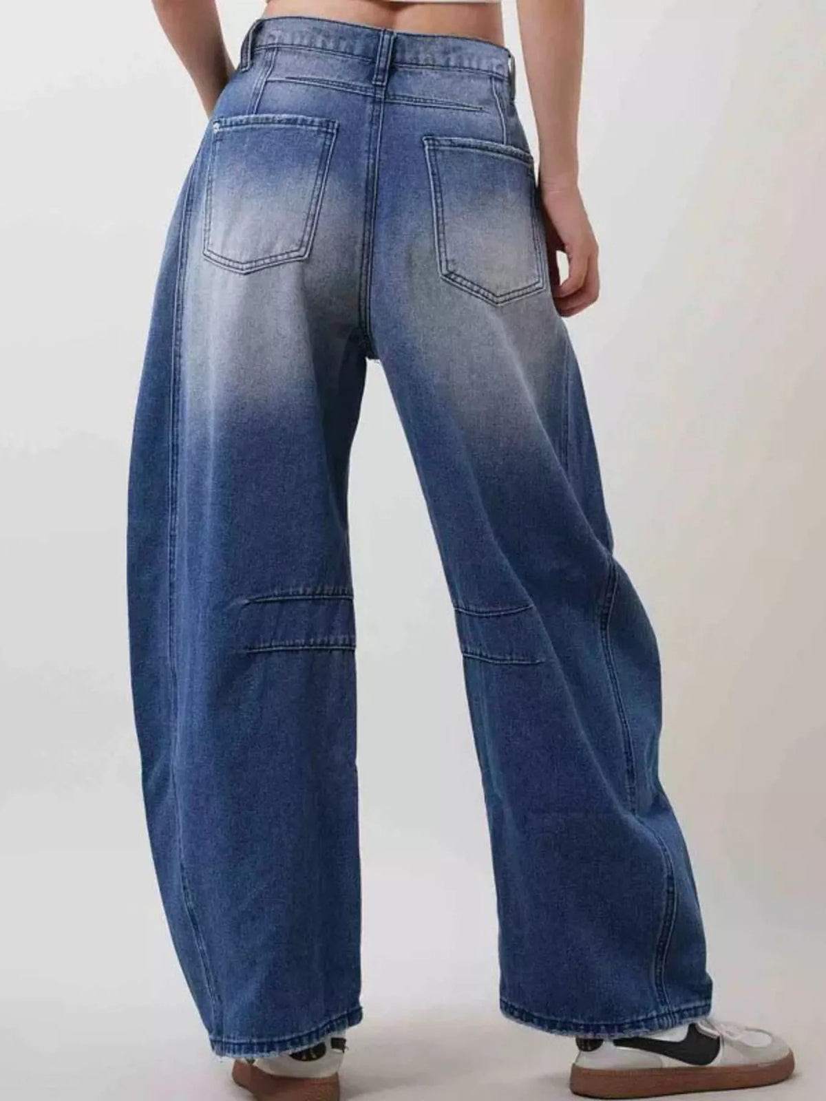 Distressed Wide Leg Jeans: Effortless Style Meets Comfort — view 8