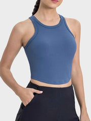Round Neck Racerback Active Tank: Elevate Your Workout — view 1