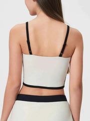 Contrast Trim Square Neck Active Cami - Stylish Comfort for Every Move — view 14