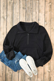 Half Zip Long Sleeve Sweatshirt — view 15
