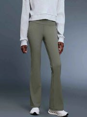 High-Waisted Flare Active Pants - Elevate Your Activewear Game — view 7
