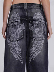 Vintage Wash Wide Leg Jeans for Effortless Style — view 3