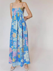 Floral Print Sleeveless Maxi Dress — view 9