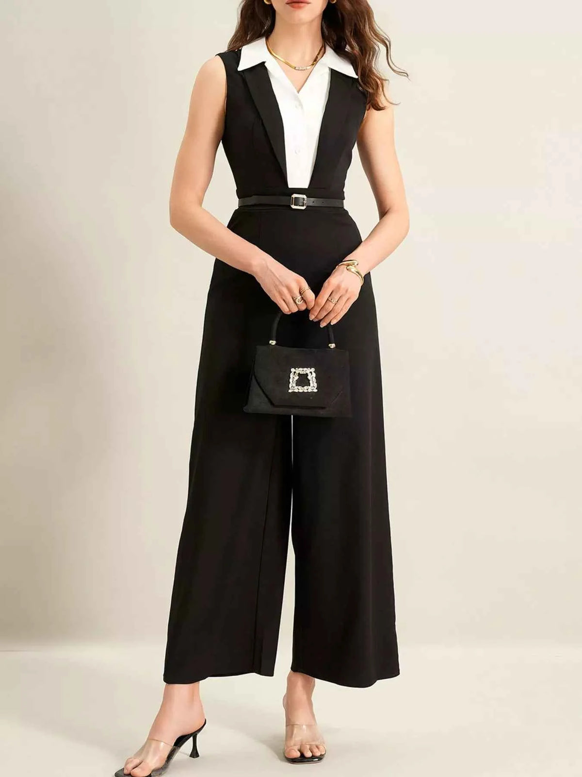 Sleeveless Wide Leg Jumpsuit — view 2