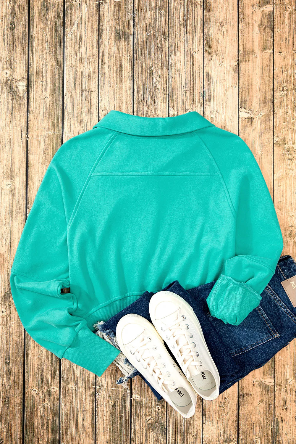 Half Zip Long Sleeve Sweatshirt — view 28