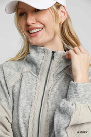 Two-Way Jacquard Zip-Up Jacket – Elevate Your Style — view 6