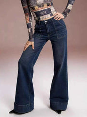 High-Waisted Flare Leg Jeans for Effortless Style — view 2