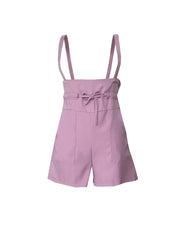 Drawstring Wide Strap Overalls with Pockets — view 9