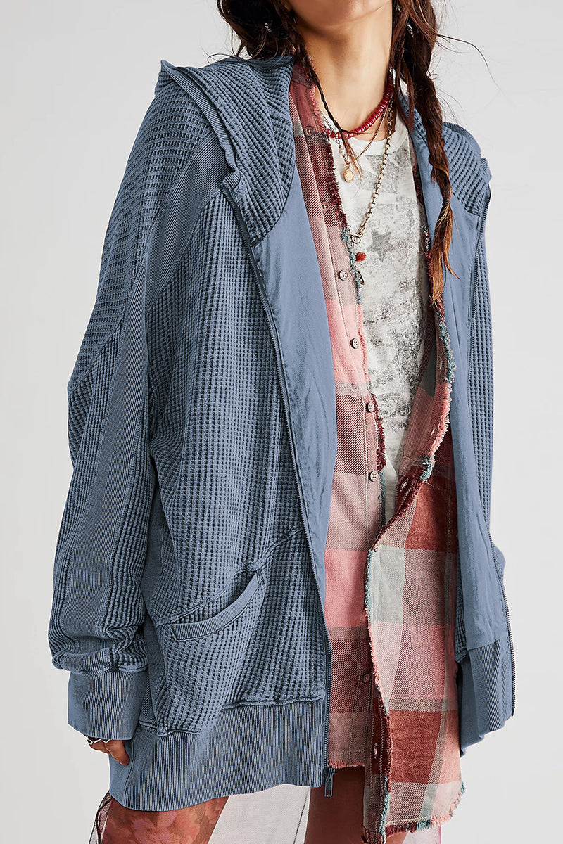 Zip-Up Long Sleeve Jacket for Stylish Comfort — view 18