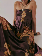 Floral Print Sleeveless Maxi Dress — view 17