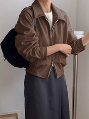 Zip Up Long Sleeve Jacket - Your Perfect Layering Essential — view 6